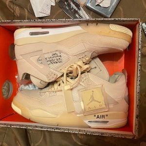 Nike x Off White Air Jordan 4 “Sail”